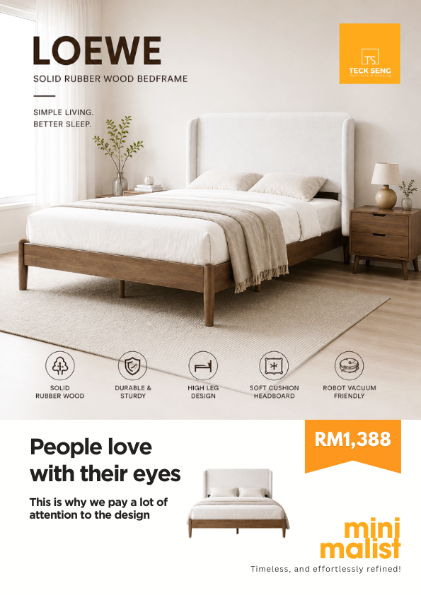 Loewe Solid Wood Bedframe
